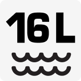 16 L Water Capacity-icon