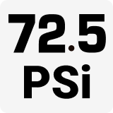 72.5 psi Pump Pressure Icon