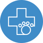 Duplex Animal Care Cleaning Icon
