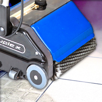 Close-Up of Duplex Lithium Cleaning Machine.