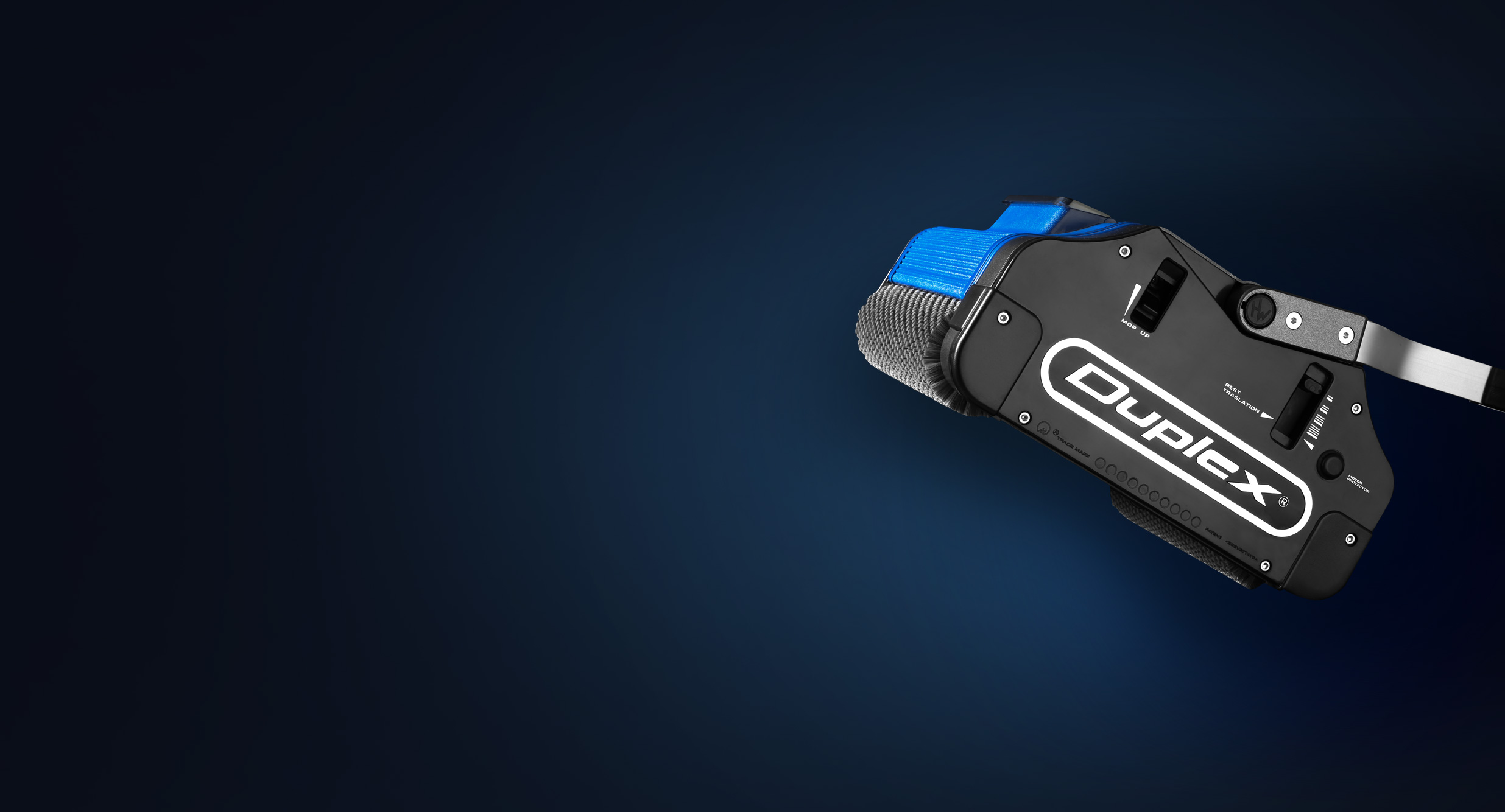 Duplex Cleaning Machines promotional banner.