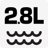 2.8L Water Storage