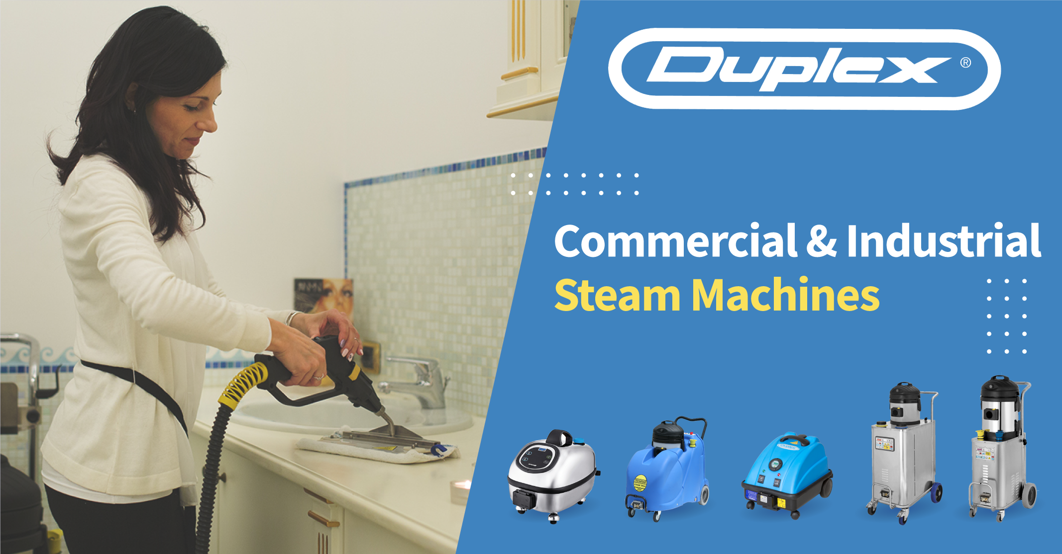commerical and Industrial steam cleaning machines