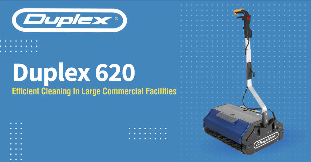Duplex 620 machine demonstrating superior cleaning performance.