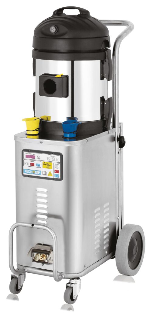 Image of the JetVac Inox steam vacuum machine.