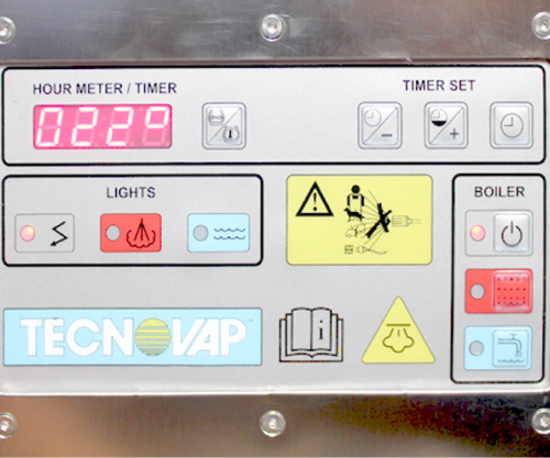 Digital interface display by Duplex Cleaning Machines.