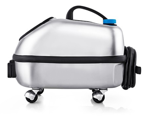 A representation of the AISI 304 stainless steel material used in the Jetsteam Maxi Inox model from Duplex Cleaning Machines, highlighting its durable and robust build.