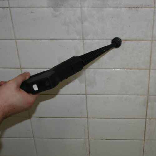 Close-up image of the debris blaster tool from Duplex Cleaning Machines.
