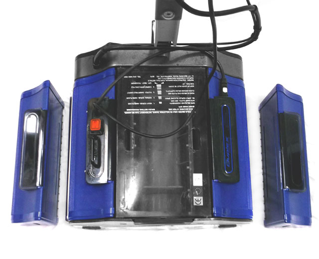 The Duplex Floor Scrubber showcases its dual water tank system for efficient cleaning and easy maintenance.