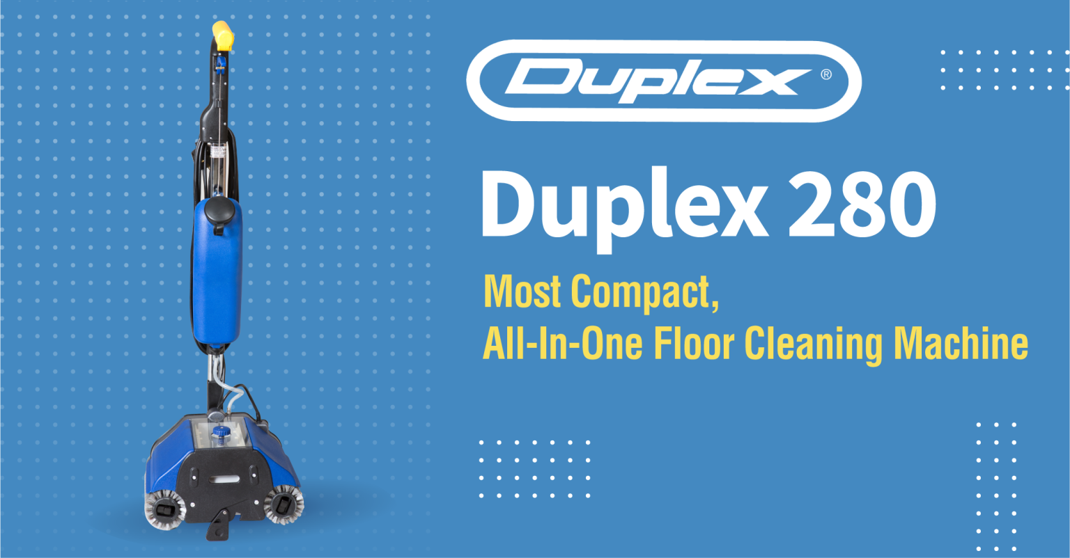 Image featuring the Duplex 280 floor cleaning machine, setting new benchmarks in efficient cleaning.