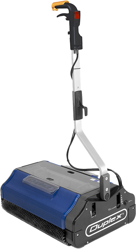 Duplex 620 floor scrubber in action, providing high-performance cleaning.