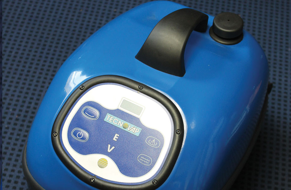 The Jetsteam Evo Water, crafted from steel, offering durability and advanced steam cleaning in one powerful machine.