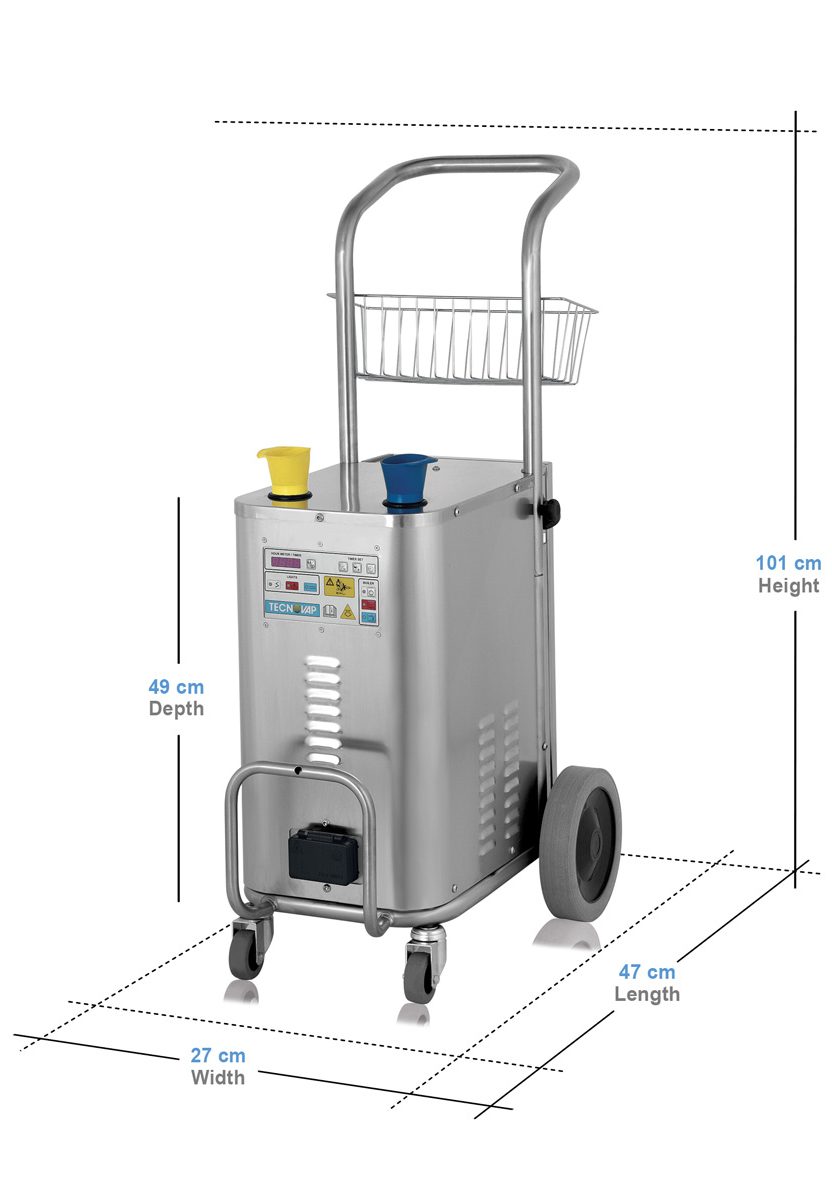 Specifications list for the JetSteam Inox by Duplex Cleaning Machines.