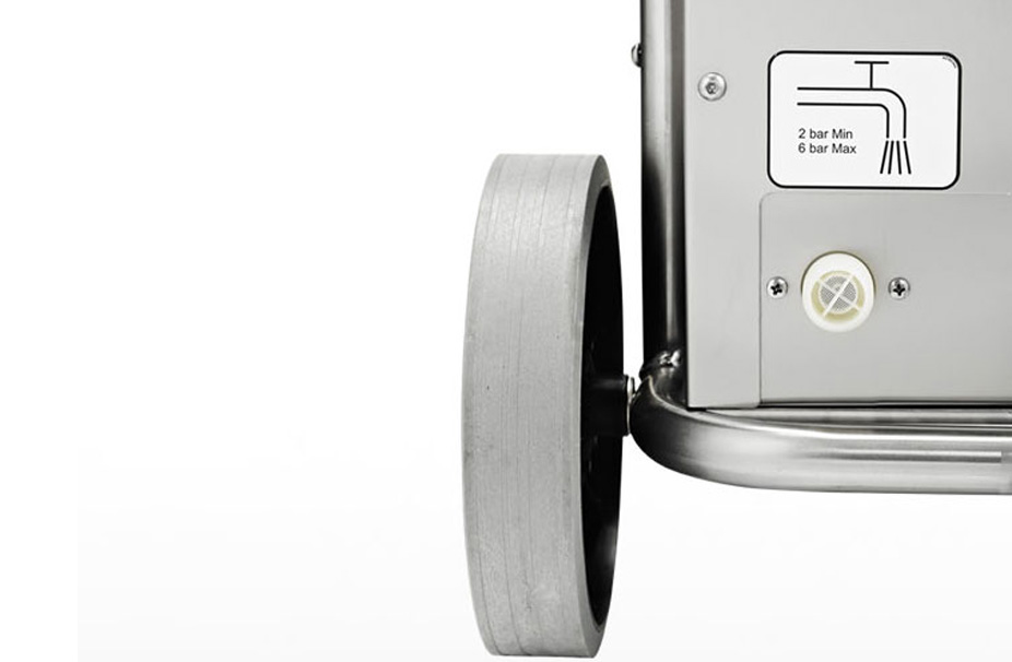 Image depicting the continuous water feed system in the JetVac Inox.