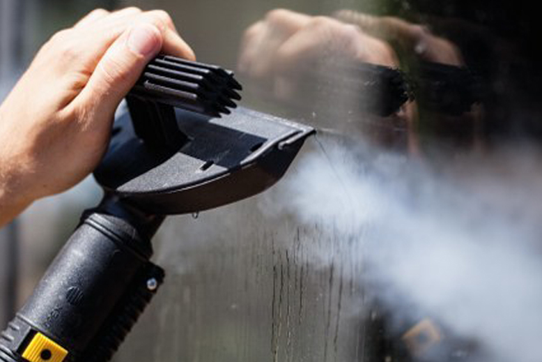Image depicting the effectiveness of superheated dry steam vapour in steam cleaning, showcasing its ability to deeply cleanse and sanitise surfaces.
