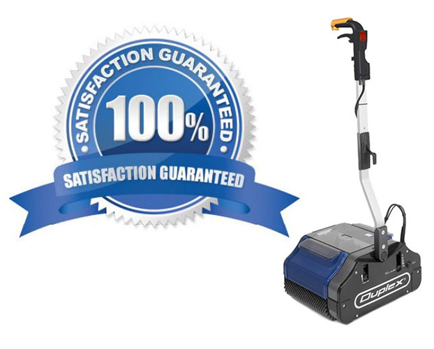 Warranty guaranteeing the performance of the Duplex 340.