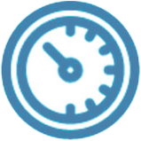 High-performance cleaning icon representing the Duplex Lithium Hybrid's superior cleaning capabilities, featuring dual contra-rotating brushes and lithium-powered technology for effective commercial floor steam cleaning.