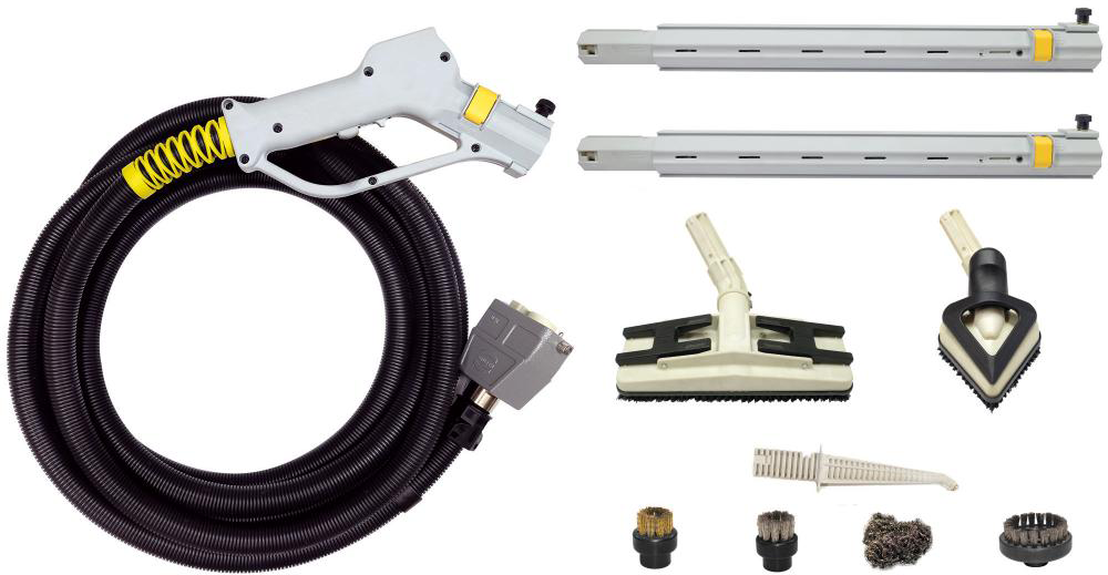 Image of July Kit, featuring various components for enhanced industrial steam cleaning.
