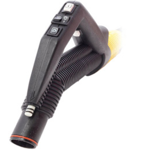 Variable pressure control featured directly on the handle of a cleaning machine from Duplex Cleaning Machines.