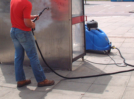 The Jetvac Major steam cleaner, featuring the powerful Debris Blaster for tackling heavy-duty cleaning challenges.