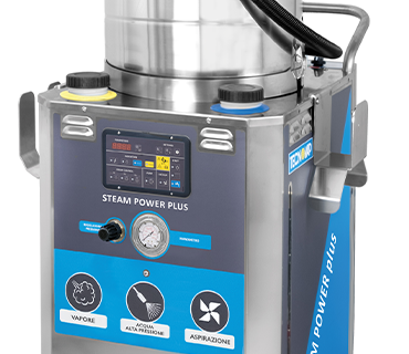 AISI 304 Stainless Steel Body & Boiler of the Steam Pressure Plus, reflecting durability and exceptional quality in industrial cleaning.