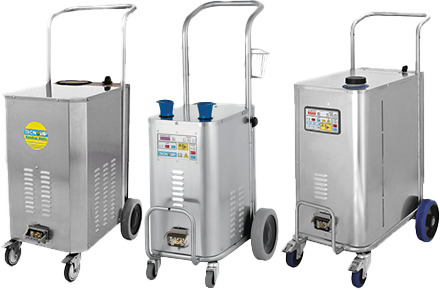 Image of cleaning machines specialized for wine barrels and bottling lines, ensuring thorough cleaning and maintenance of winemaking equipment.