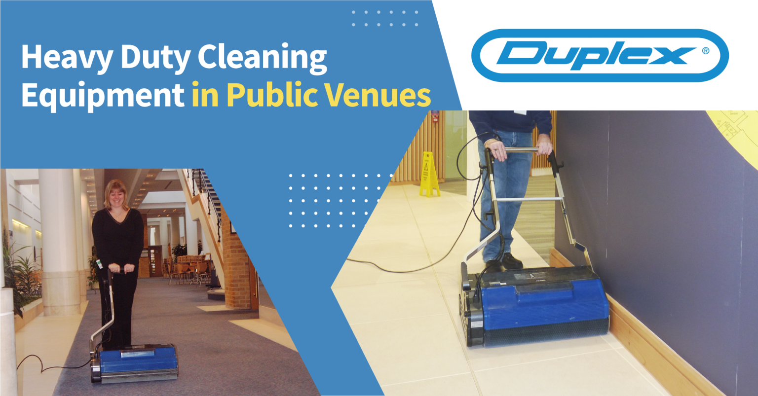 Advanced cleaning solutions for public venues by Duplex Cleaning Machines, ensuring cleanliness and safety for all visitors.