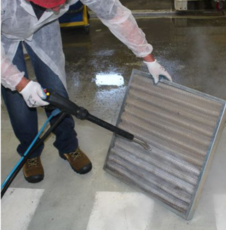 Image displaying specialised cleaning equipment from Duplex Cleaning Machines, designed for the efficient cleaning of air conditioning systems.