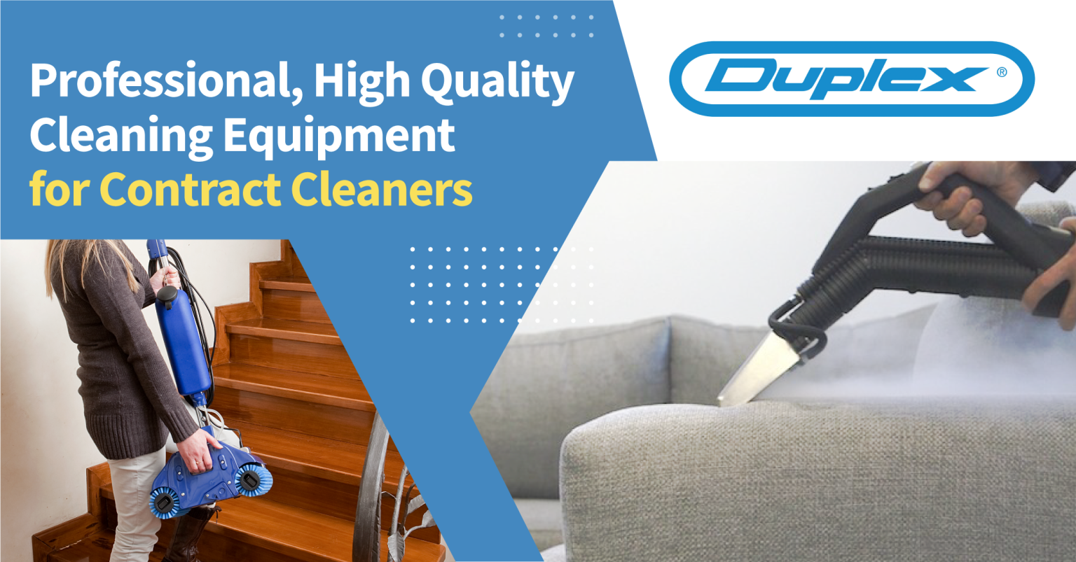 High-quality, professional cleaning equipment from Duplex Cleaning Machines, designed for contract cleaners serving niche markets.