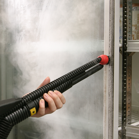Image highlighting specialised cleaning equipment by Duplex Cleaning Machines for ice cream production facilities, emphasising hygiene and efficiency.