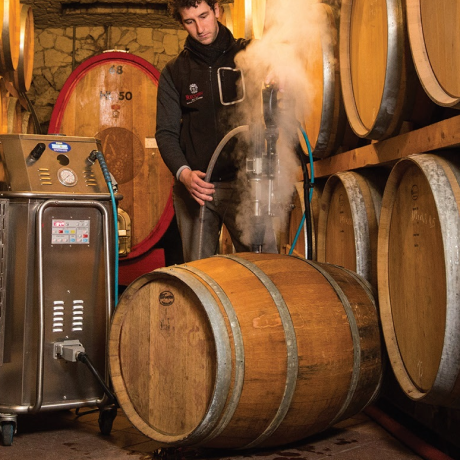 Image showcasing cleaning equipment from Duplex Cleaning Machines, specifically designed for the unique hygiene requirements of wineries.