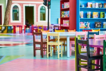 Banner image showcasing Duplex Cleaning Machines' versatile and safe cleaning equipment for child care and kindergarten settings.