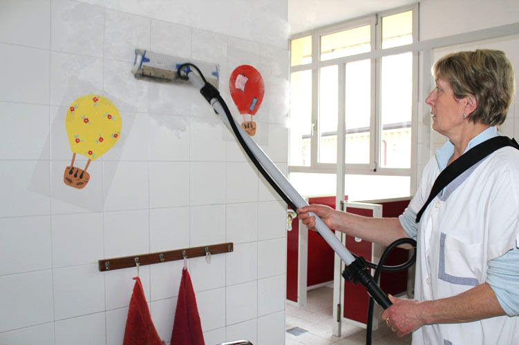 Image showing Duplex Cleaning Machines' solutions for deodorising and sanitising toilet facilities in childcare and kindergarten environments.