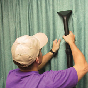 Image featuring Duplex Cleaning Machines' advanced technology for professional-grade curtain cleaning.