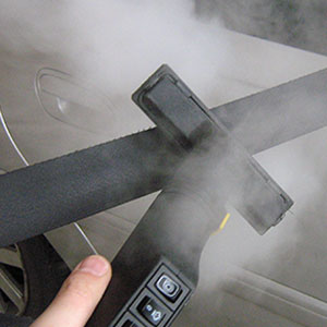Image displaying Duplex Cleaning Machines' methods for thoroughly cleaning and sanitising automotive seat belts.