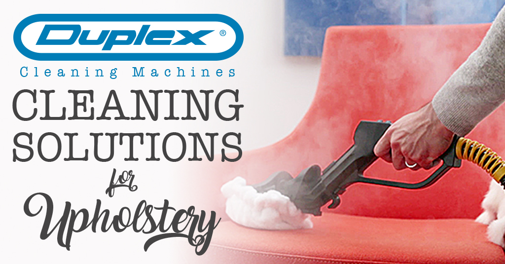Banner image displaying Duplex Cleaning Machines' advanced upholstery cleaning technology, perfect for furniture maintenance.