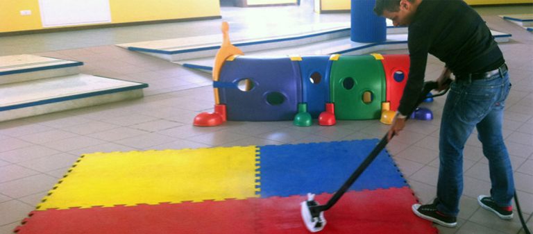 Image showing Duplex Cleaning Machines' advanced equipment designed for the safe and effective cleaning of kindergarten environments.