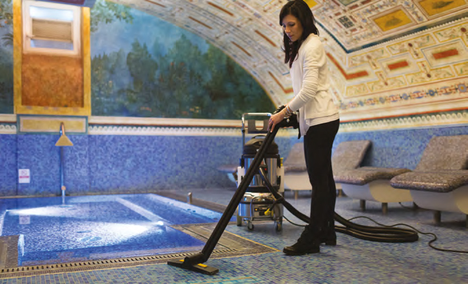 Image displaying Duplex Cleaning Machines' specialised cleaning techniques for spa jacuzzis and pools in massage and day spa settings.