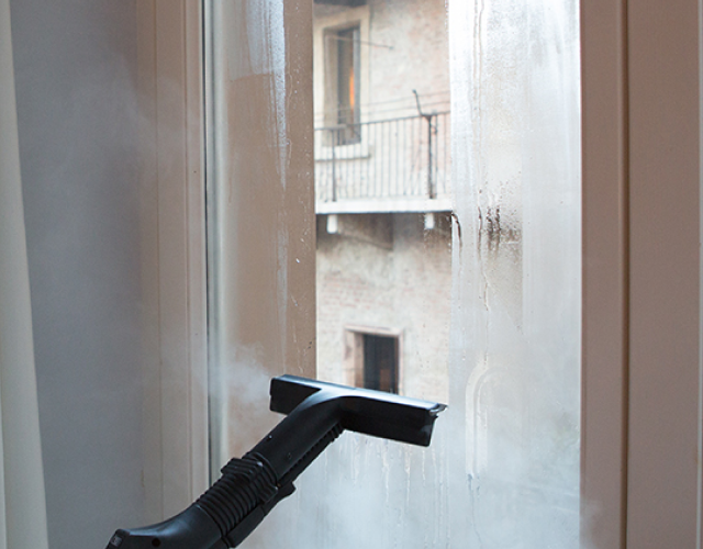 Image showcasing Duplex Cleaning Machines' efficient cleaning methods for windows and mirrors in massage and day spa facilities.