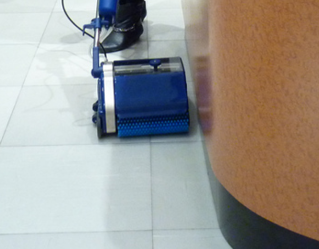 Image showcasing Duplex Cleaning Machines' solutions for cleaning floors in salon lobbies, waiting areas, and corridors, ensuring thorough hygiene.
