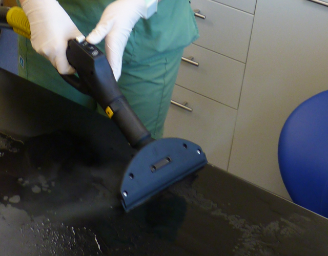 Image showcasing Duplex Cleaning Machines' equipment designed for cleaning and sanitising operating areas in veterinary clinics.
