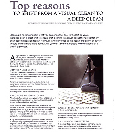 compelling reasons to select deep cleaning as the preferred option over surface cleaning