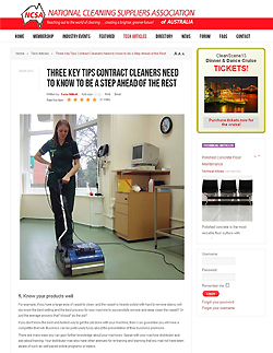Contract Cleaners Article