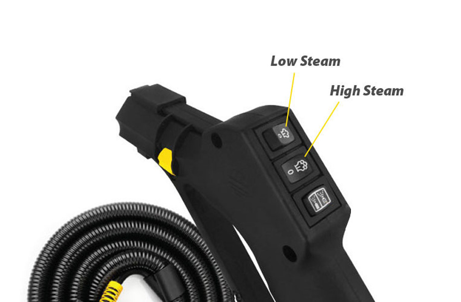 The Jetsteam Evo Water steam cleaner, designed for total control over steam cleaning tasks, ensuring optimal results on every surface.