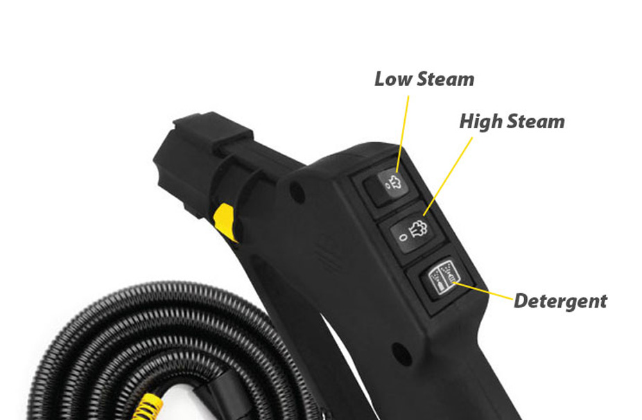 The Jetsteam Industrial steam cleaner, featuring versatile industrial-strength tools for comprehensive cleaning solutions.