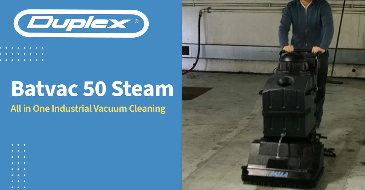 Batvac Steam 50 industrial vacuum steam cleaner banner