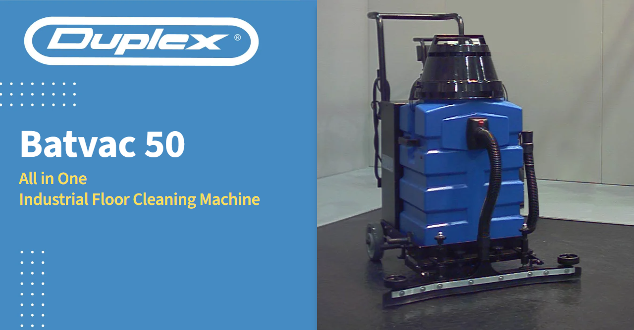 Batvac50 industrial vacuum cleaner banner