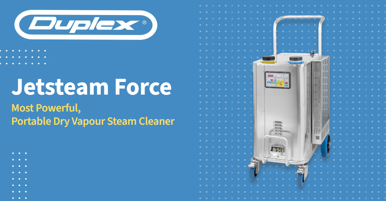 Jesteam Force steam cleaner for industrial use banner