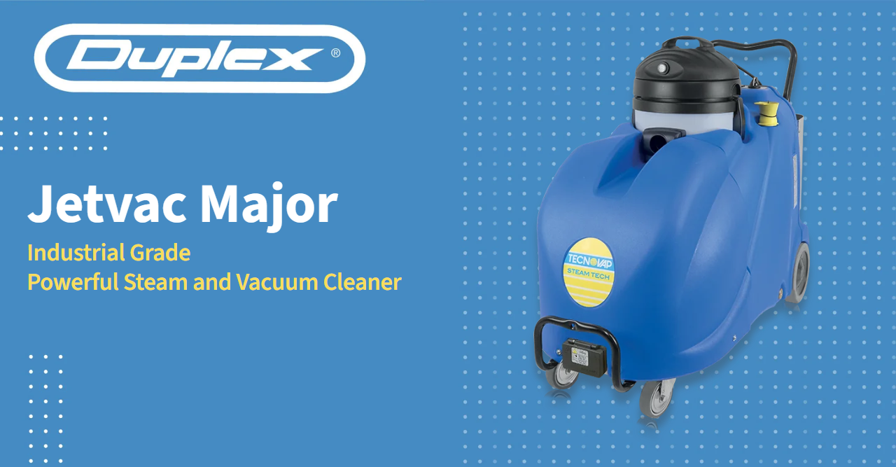 Jetvac Major industrial steam vacuum cleaner banner