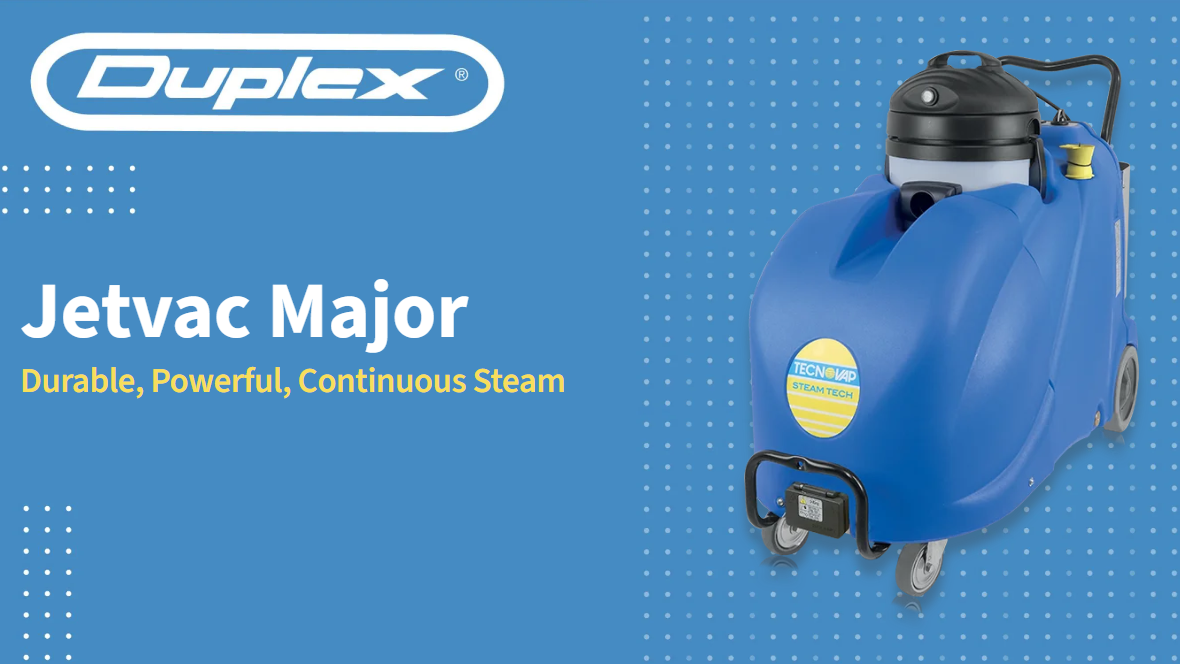 Commercial jetvac steam vacuum cleaner banner